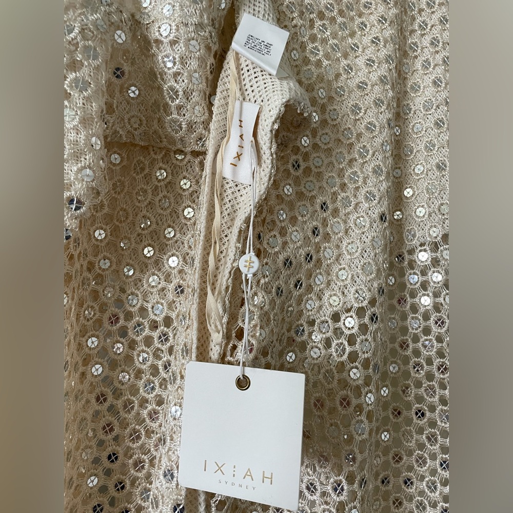 Two piece sequin IXIAH